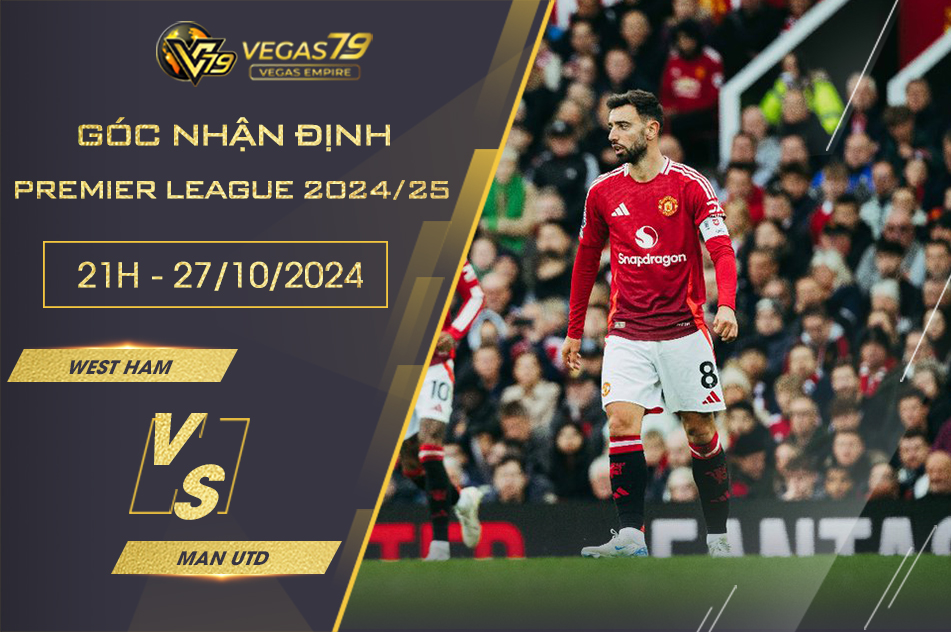 Soi kèo West Ham vs Man Utd, 21h ngày 27/10 - Premier League